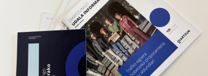 “Udala Informatzen” aldizkariaren urteko lehen alea kalean da